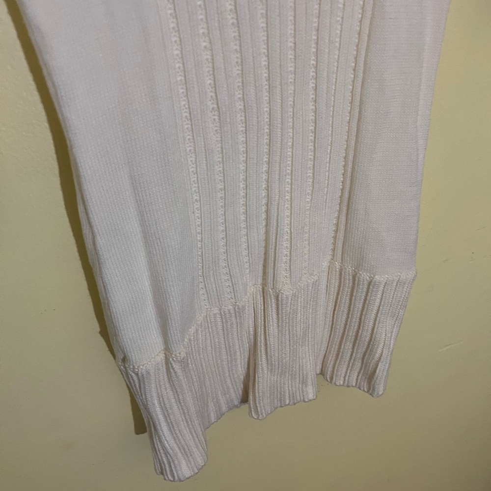 Candie's Cream Ribbed Turtleneck Sweater Medium NWT - Picture 5 of 8